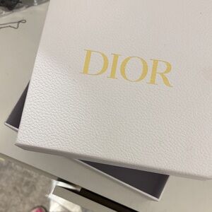 Dior White Box with Gold Lettering